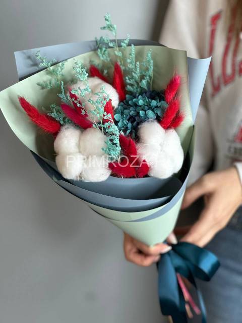 Букет комплимент из сухоцветов #S0011